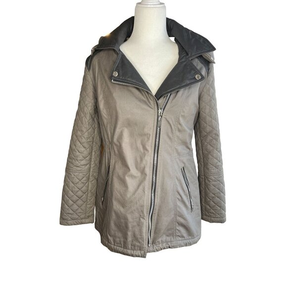 Laundry By Shelli Segal Quilted Jacket With Hood - Size M - Picture 1 of 9
